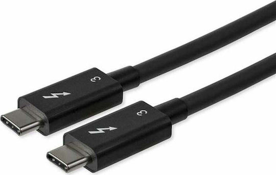 StarTech Thunderbolt 3 Cable Black 0.8m (TBLT34MM80CM)