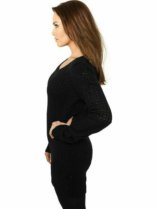 TB739 Women's Long Sleeve Sweater Black