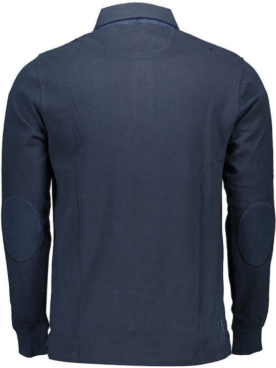 U.S. Polo Assn. Men's Long Sleeve Blouse Polo Navy