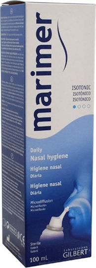 Gilbert Lab Marimer Isotonic Daily Nasal Hygiene Ρινικό Σπρέι με Θαλασσινό Νερό για Όλη την Οικογένεια 100ml