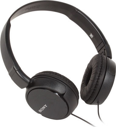 Sony MDR-ZX110AP Wired On Ear Headphones Black