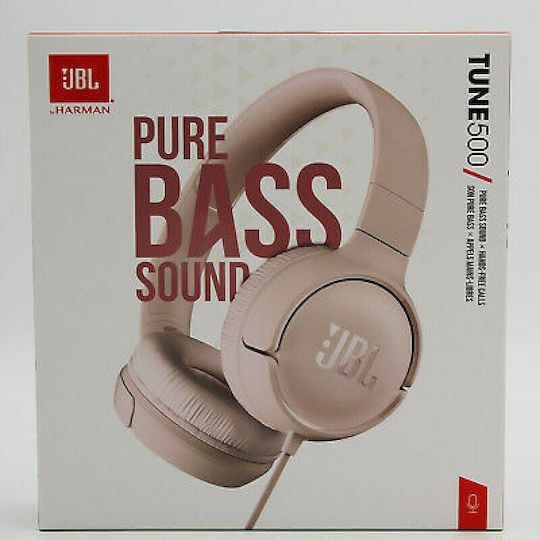 JBL Tune 500 Ενσύρματα On Ear Ακουστικά Ροζ