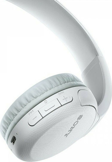 Sony WH-CH510 Wireless / Wired On Ear Headphones with 35 hours of Operation and Quick Charge White