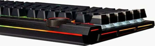 Corsair K100 RGB Optical Гейминг Механична Клавиатура с Corsair OPX суичове и RGB подсветка (Английски US) Черен