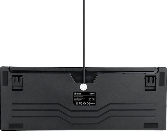 Marvo KG901 Gaming Tastatură Mecanică Tenkeyless cu Custom Blue comutatoare și iluminare RGB (Engleză US)