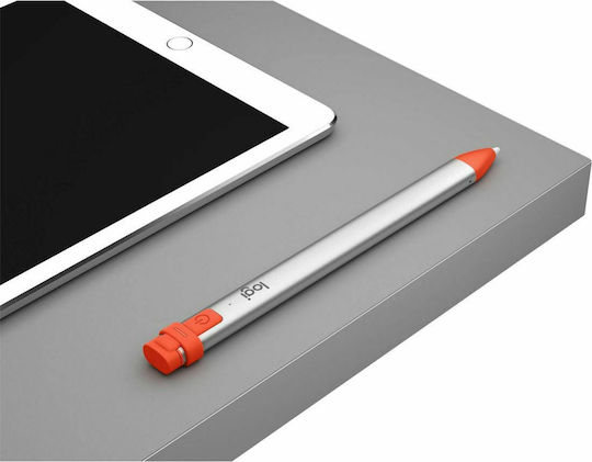 Logitech Crayon Digital Touch Pen mit Palm Rejection für iPad Orange 914-000034