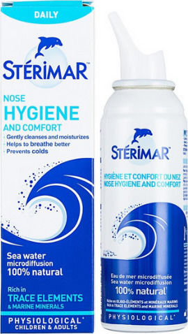 Sterimar Nasal Hygiene 3+ ani Spray Nazal cu Apă de Mare pentru Întreaga Familie 100ml