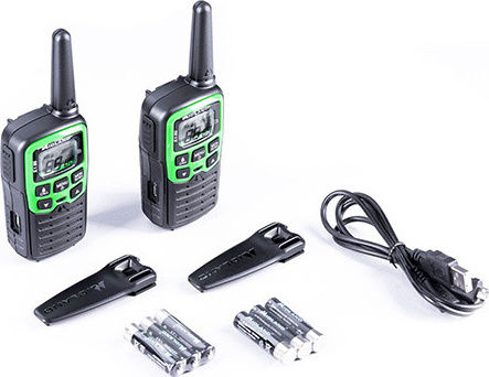 Midland XT30 Transmițător Wireless PMR cu Ecran Monocrom Set 2buc Culoare Verde