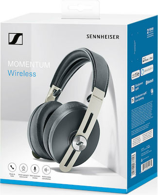 Sennheiser Momentum Wireless Over Ear Ακουστικά με 17 ώρες Λειτουργίας Μαύρα