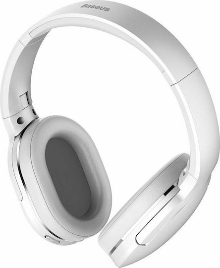 Baseus Encok D02 Pro Безжични / Жични On Ear Слушалки с 25 часа Работа и Бързо Зареждане Бели