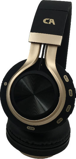 Crystal Audio BT-01 Wireless / Wired On Ear Headphones with 18 hours of Operation Gold