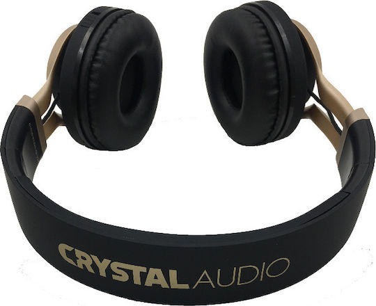 Crystal Audio BT-01 Wireless / Wired On Ear Headphones with 18 hours of Operation Gold