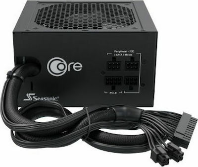 Seasonic Core GM 650W Μαύρο Τροφοδοτικό Υπολογιστή Semi Modular 80 Plus Gold