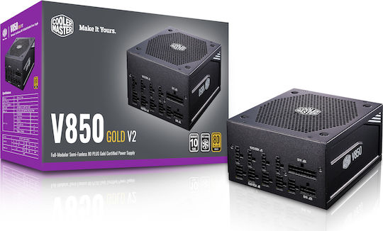 CoolerMaster V850 Gold rev. 2.0 850W Schwarz Computer-Netzteil Vollständig modular 80 Plus Gold