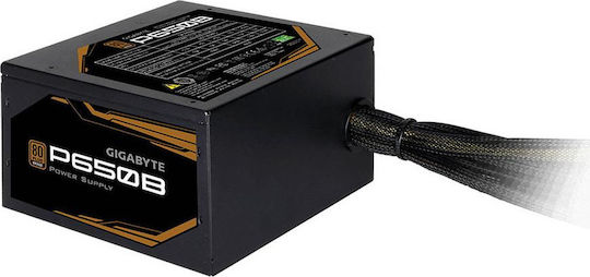 Gigabyte P650B 650W Black Computer Power Supply Full Wired 80 Plus Bronze