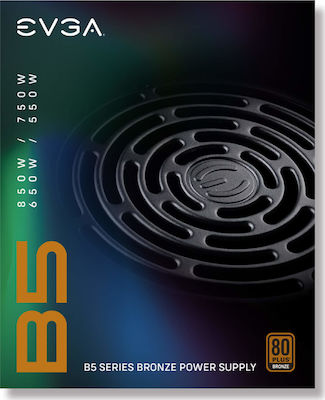 EVGA 750 B5 750W Захранващ блок за компютър Пълен модул 80 Plus Bronze