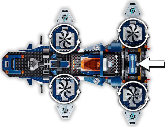 LEGO Marvel Avengers Helicarrier Für 9+ Jahre 1244 Stück