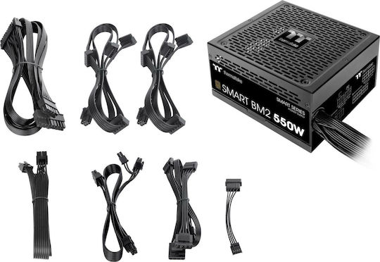 Thermaltake Smart BM2 550W Μαύρο Τροφοδοτικό Υπολογιστή Semi Modular 80 Plus Bronze