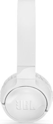 JBL Tune 600BTNC Ασύρματα/Ενσύρματα On Ear Ακουστικά με 12 ώρες Λειτουργίας Λευκά