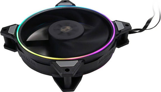 In Win Sirius Loop ASL120 Case Fan (1800rpm / 50cfm) με RGB Φωτισμό και Σύνδεση 4-Pin PWM 3τμχ
