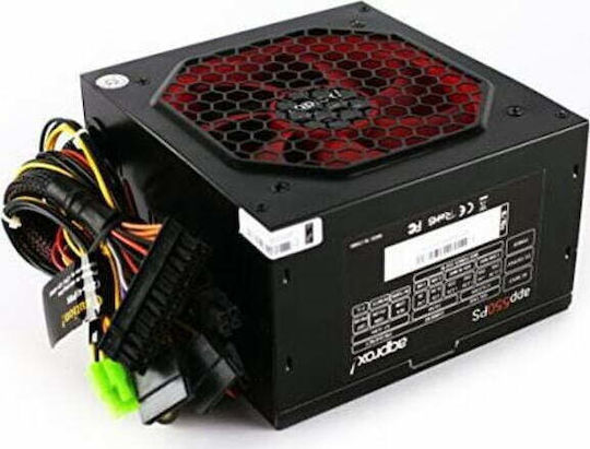 Approx S550 550W Μαύρο Τροφοδοτικό Υπολογιστή Full Wired
