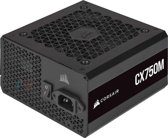 Corsair CX Series CX750M (2021) 750W Τροφοδοτικό Υπολογιστή Semi Modular 80 Plus Bronze