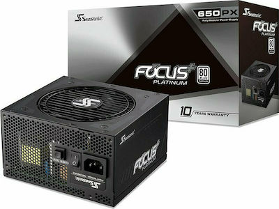 Seasonic Focus Plus 650W Τροφοδοτικό Υπολογιστή Full Modular 80 Plus Platinum