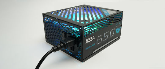 Azza PSAZ-650W RGB 650W Schwarz Computer-Netzteil Voll verkabelt 80 Plus Bronze