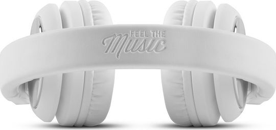 Energy Sistem DJ2 Mic Wired On Ear Headphones White