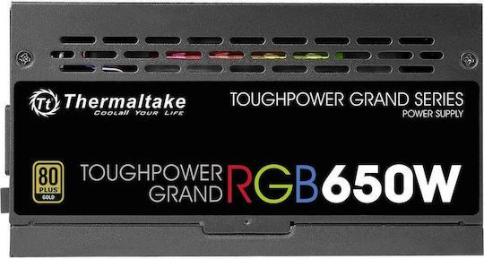 Thermaltake Toughpower Grand RGB Sync Edition 650W Black Computer Power Supply Full Modular 80 Plus Gold