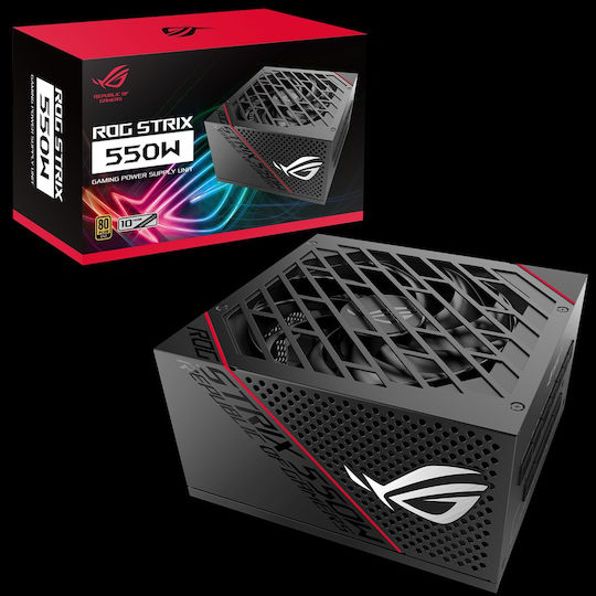 Asus ROG-STRIX-550G 550W Μαύρο Τροφοδοτικό Υπολογιστή Full Modular 80 Plus Gold