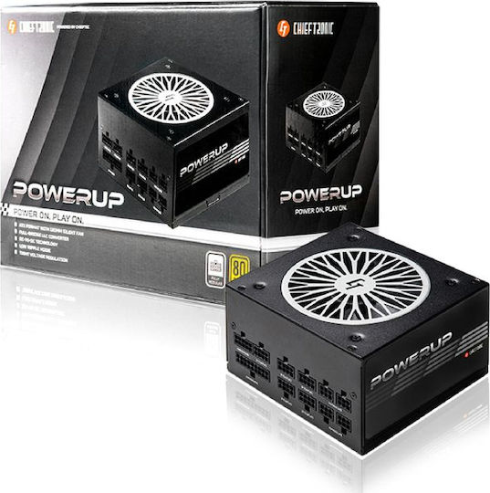 Chieftec Power Up 650W Μαύρο Τροφοδοτικό Υπολογιστή Full Modular 80 Plus Gold