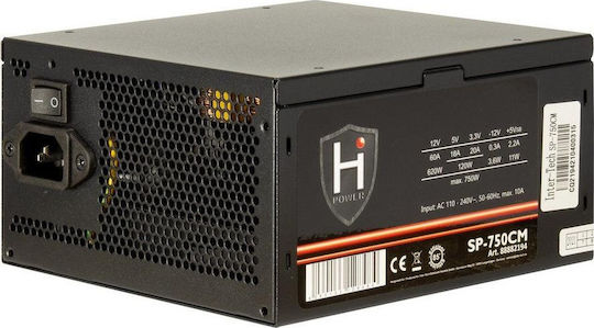 Inter-Tech HiPower SP-750CM 750W Τροφοδοτικό Υπολογιστή Semi Modular