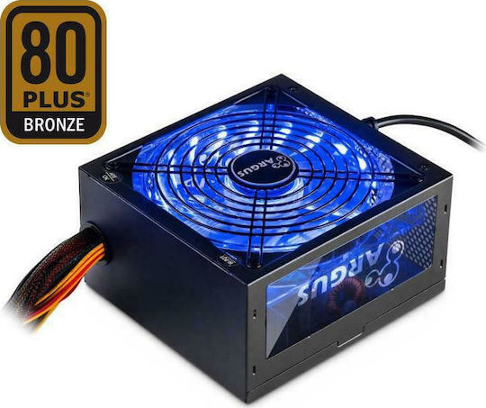 Inter-Tech Argus RGB II 600W Μαύρο Τροφοδοτικό Υπολογιστή Full Wired 80 Plus Bronze