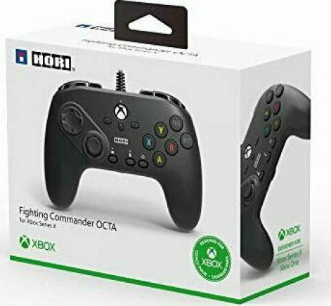 Hori Fighting Commander OCTA Ενσύρματο Gamepad για Xbox One / Xbox Series Μαύρο