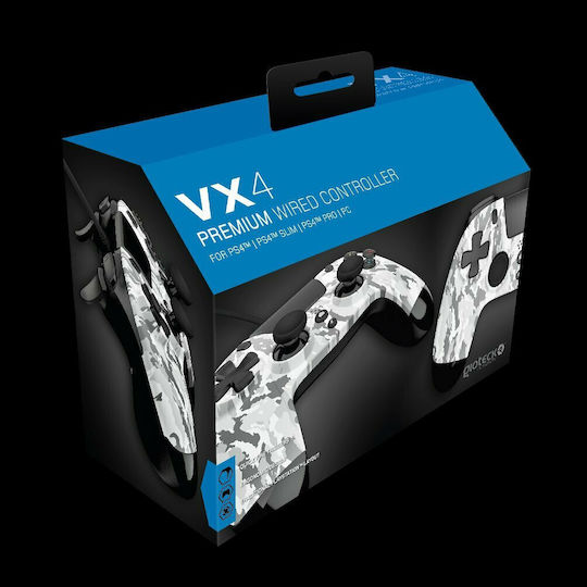 Gioteck VX4 Ενσύρματο Gamepad για PC / PS4 Camo