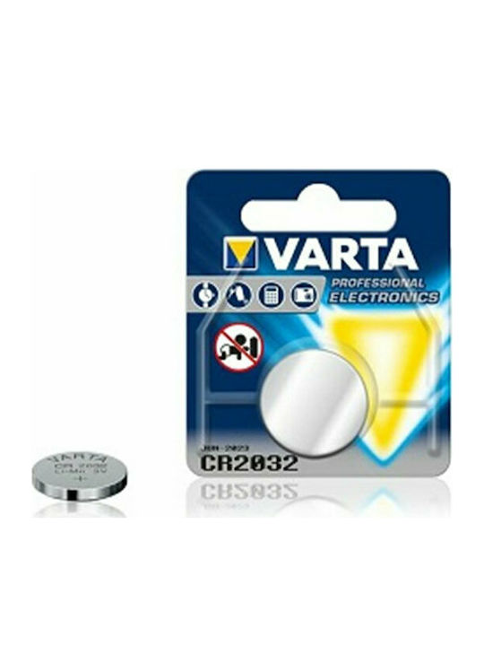 Varta Professional Electronics Μπαταρία Λιθίου Ρολογιών CR2032 3V 1τμχ