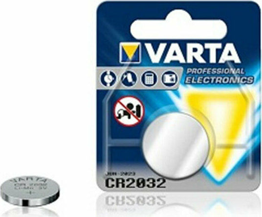 Varta Professional Electronics Lithium Watch Battery CR2032 3V 1pcs