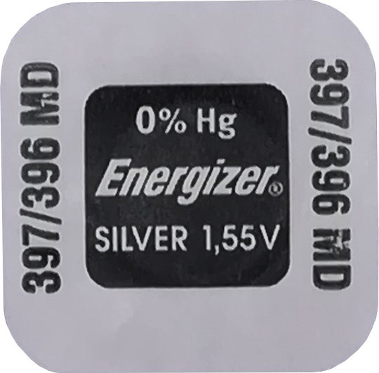 Energizer 395/399 Μπαταρία Silver Oxide Ρολογιών SR57 1.55V 1τμχ