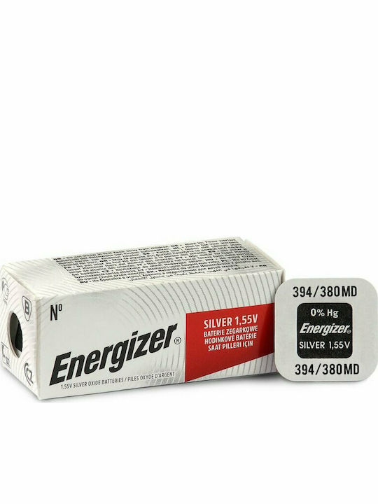Energizer 394/380 Μπαταρία Silver Oxide Ρολογιών SR45 1.55V 1τμχ