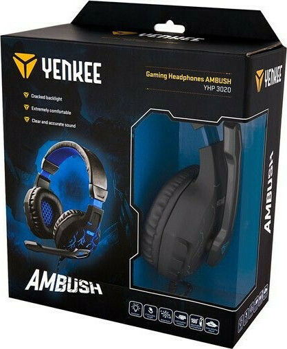 Yenkee YHP-3020 Over Ear Gaming Headset με σύνδεση USB