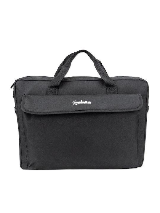 Manhattan London Geantă De umăr / de mână pentru laptop 17.3" în culoarea Negru