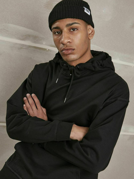 TB3863 Beanie Beanie with Rib Knit in Black color