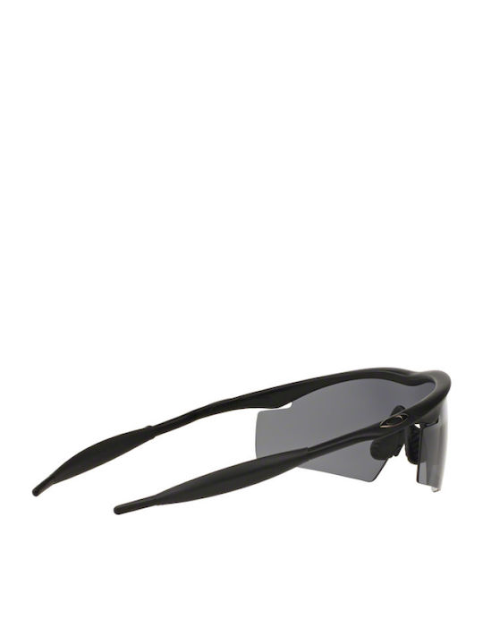 Oakley M Frame Strike Herren Sonnenbrille mit Schwarz Kunststoff Gestell und Schwarz Linse OO9060 11-162