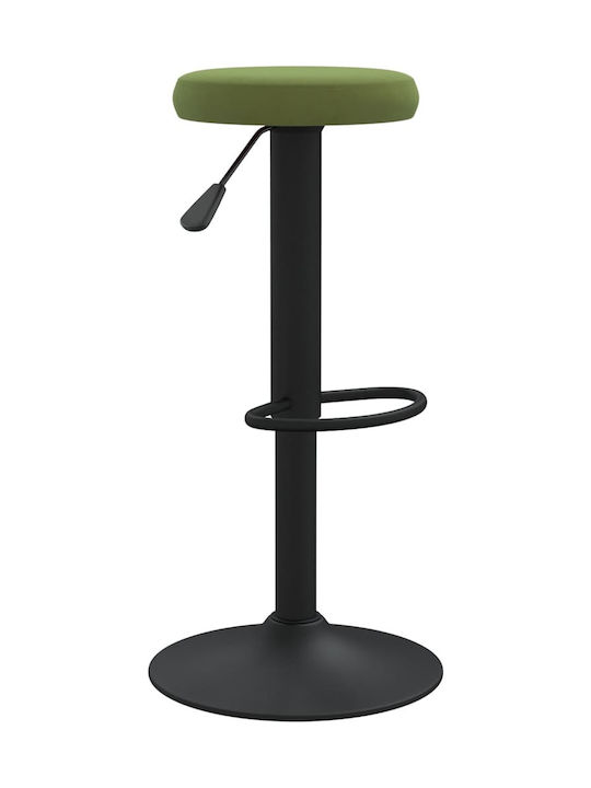 Stool Bar Collapsible with Adjustable Height Light Green 2pcs 31x31x58cm