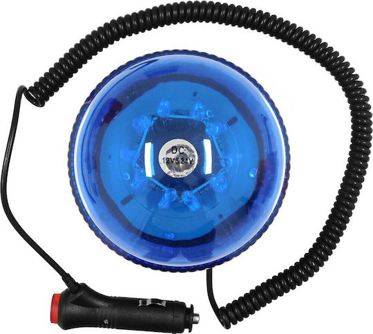 GloboStar Φάρος Αυτοκινήτου LED 10 - 30V Αδιάβροχος με Μπλε Φωτισμό