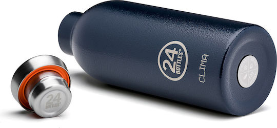 24Bottles Clima Μπουκάλι Θερμός Ανοξείδωτο BPA Free 500ml Μπλε