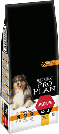 Pro Plan OptiBalance 14kg Dry Food for Adult Medium Breed Dogs with Chicken