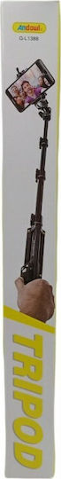 Andowl Selfie Stick Cell Phone Tripod Bluetooth Black