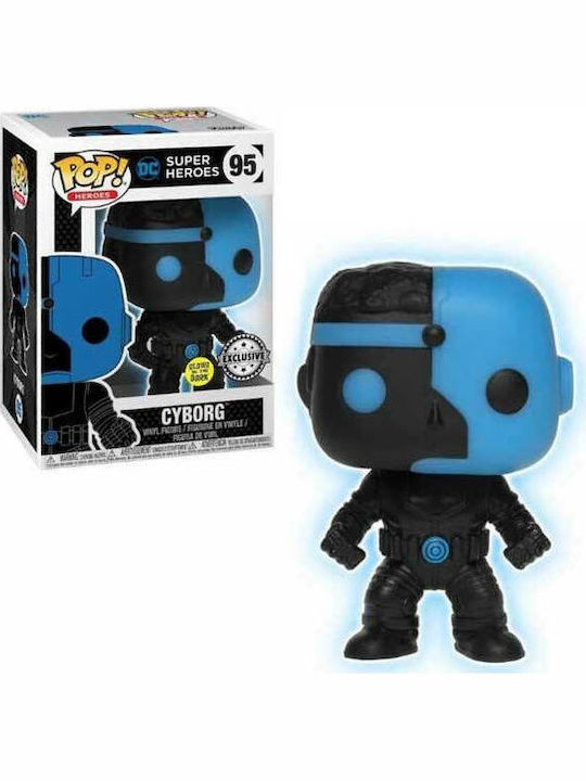Funko Pop! Heroes: Cyborg Silhouette (Glows In The Dark) 95 (Exclusiv Glows in the Dark Special Edition Funko Pop! Heroes: Cyborg Silhouette (Glows In The Dark) 95 (Exclusiv Glows in the Dark Special Edition